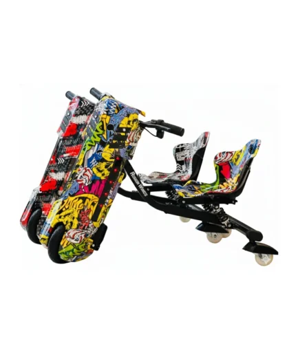 Rohan Wings DT-C drifting kids scooter with stable wheels, safe speed control, strong battery, and smooth drifting fun for children.